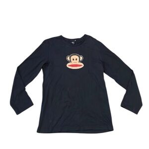 Paul Frank Y2K Style Black Long Sleeves Top Size Medium